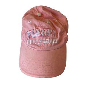 Planet Hollywood embroidered hat women's‎ pink